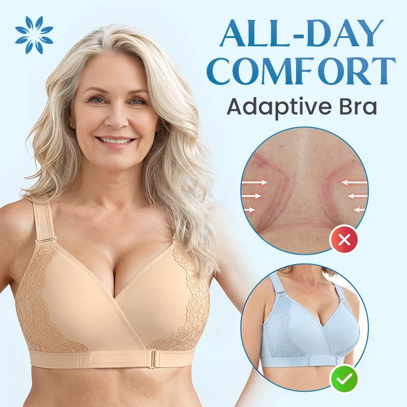 Front-Wrap & Straps Adaptive Comfort Bra ( PACK OF 3 )