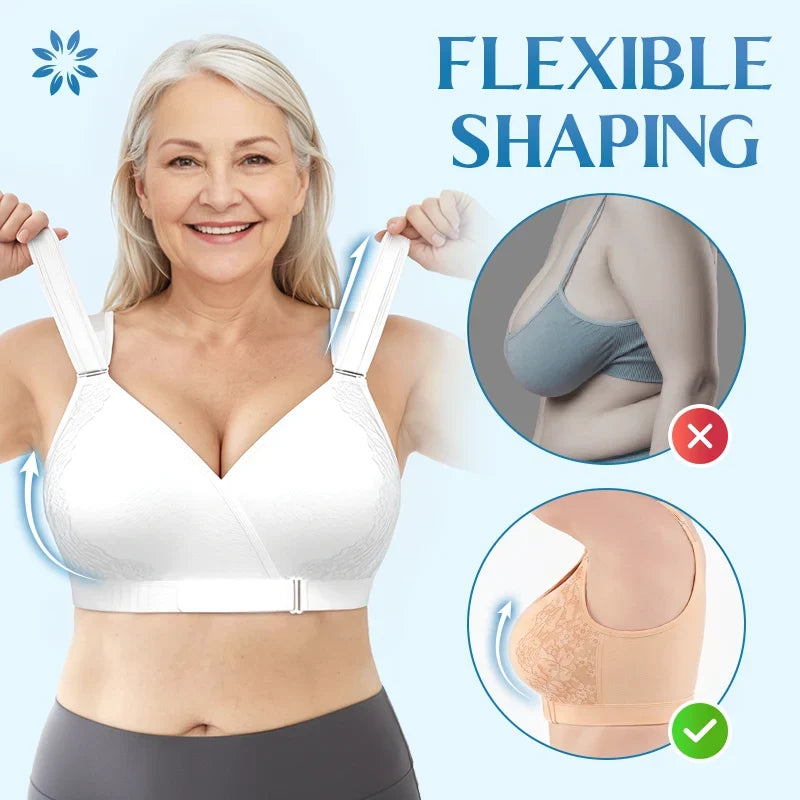 Front-Wrap & Straps Adaptive Comfort Bra ( PACK OF 3 )