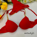 CHAIN LINE THIN PAD BRA SET